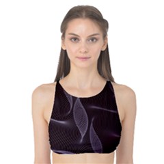 Curve Wave Line Texture Element Tank Bikini Top by Vaneshop