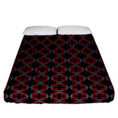 Pattern Design Artistic Decor Fitted Sheet (california King Size) by Celenk