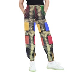 Acrylic Abstract Art Design  Kids  Joggers by Rbudhiya