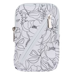 Contemporary-nature-seamless-pattern Belt Pouch Bag (large) by uniart180623