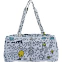 Set-cute-colorful-doodle-hand-drawing Multi Function Bag View1