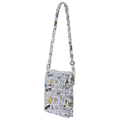 Set-cute-colorful-doodle-hand-drawing Multi Function Travel Bag by uniart180623