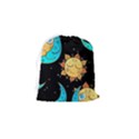 Seamless-pattern-with-sun-moon-children Drawstring Pouch (Small) View2