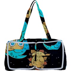 Seamless-pattern-with-sun-moon-children Multi Function Bag by uniart180623
