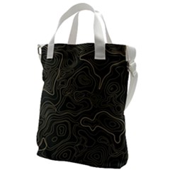 Damask-seamless-pattern Canvas Messenger Bag by uniart180623