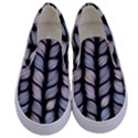 Seamless-pattern-with-interweaving-braids Kids  Canvas Slip Ons View1