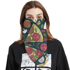 Vector-seamless-pizza-slice-pattern-hand-drawn-pizza-illustration-great-pizzeria-menu-background Face Covering Bandana (triangle) by uniart180623