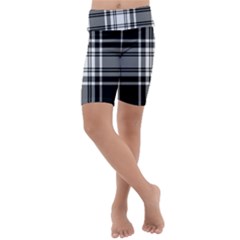 Pixel-background-design-modern-seamless-pattern-plaid-square-texture-fabric-tartan-scottish-textile- Kids  Lightweight Velour Cropped Yoga Leggings by uniart180623