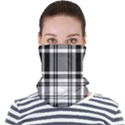 Pixel-background-design-modern-seamless-pattern-plaid-square-texture-fabric-tartan-scottish-textile- Face Seamless Bandana (Adult) View1