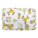 Vector-pattern-with-cute-giraffe-cartoon Burner Gym Duffel Bag View3