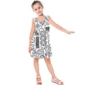 Navigation-seamless-pattern Kids  Sleeveless Dress View1