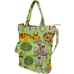 Funny-animals-cartoon Shoulder Tote Bag by uniart180623