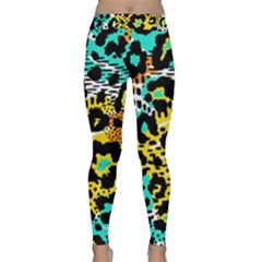 Seamless-leopard-wild-pattern-animal-print Classic Yoga Leggings by uniart180623