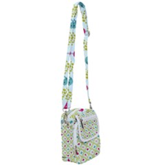 Birds-pattern-background Shoulder Strap Belt Bag by uniart180623