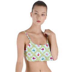 Birds-pattern-background Layered Top Bikini Top  by uniart180623