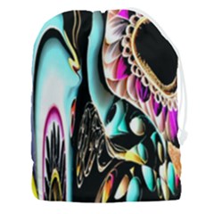 Garden Flower Nature Digital Art Abstract Drawstring Pouch (3xl) by uniart180623
