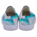 Tsunami Waves Ocean Sea Nautical Nature Water Nature Kids  Canvas Slip Ons View4