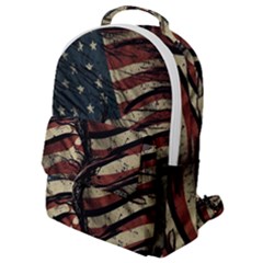 Flag Usa American Flag Flap Pocket Backpack (small) by uniart180623