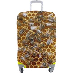 Honey Bee Bees Insect Luggage Cover (large) by Ravend