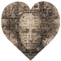 Cyborg Robot Future Drawing Poster Wooden Puzzle Heart View1