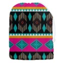 Abstract Art Pattern Design Vintage Drawstring Pouch (3XL) View1