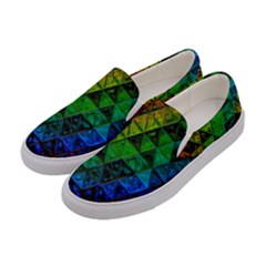 Pride Glass Women s Canvas Slip Ons by MRNStudios