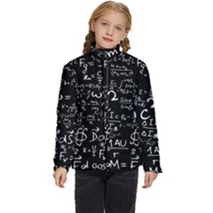 E=mc2 Text Science Albert Einstein Formula Mathematics Physics Kids  Puffer Bubble Jacket Coat by uniart180623