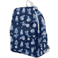 Bear Pattern Patterns Planet Animals Top Flap Backpack by uniart180623
