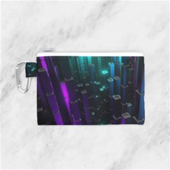 Abstract Building City 3d Canvas Cosmetic Bag (small) by uniart180623