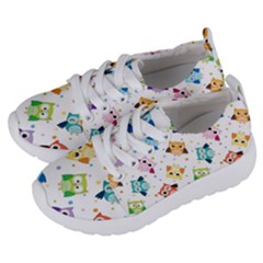 Owl Bird Kids  Lightweight Sports Shoes by uniart180623