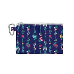 Flowers Pattern Bouquets Colorful Canvas Cosmetic Bag (small) by uniart180623