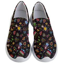 Cartoon Texture Women s Lightweight Slip Ons by uniart180623