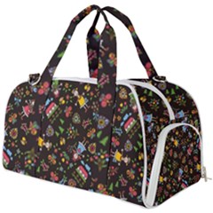 Cartoon Texture Burner Gym Duffel Bag by uniart180623