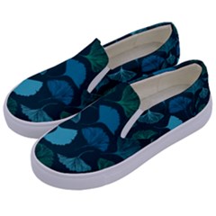 Pattern Plant Abstract Kids  Canvas Slip Ons by uniart180623