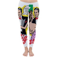 G Is For Gaslight Funny Dance1-01 Classic Winter Leggings by shoopshirt