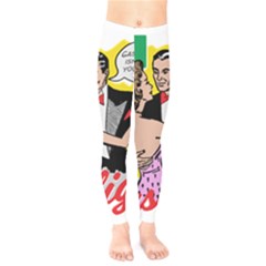 G Is For Gaslight Funny Dance1-01 Kids  Classic Winter Leggings by shoopshirt
