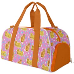 Cute Cat Burner Gym Duffel Bag by flowerland