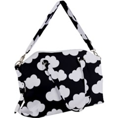 Bw Clouds Canvas Crossbody Bag by ConteMonfrey