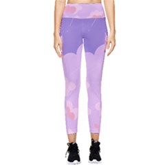 Sky Nature Sunset Clouds Space Fantasy Sunrise Pocket Leggings  by Simbadda