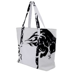 Culture  Zip Up Canvas Bag by Shimman