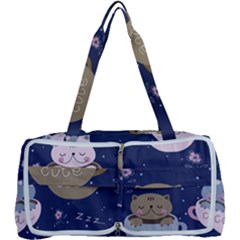 Cute Kittens Sleep Sweetly Mugs Multi Function Bag by Simbadda