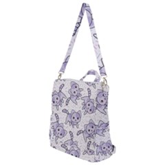 Cats Pattern Design Crossbody Backpack by Simbadda