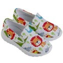 Seamless Pattern Vector With Animals Cartoon Kids Lightweight Slip Ons View3