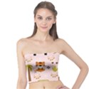 Cute Tiger Car Safari Seamless Pattern Tube Top View1