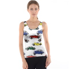 Cars Pattern Women s Basic Tank Top by Simbadda
