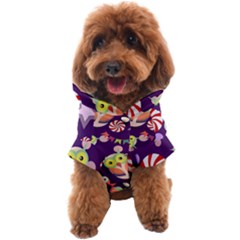 Owl Pattern Background Dog Coat by Simbadda