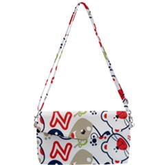 Animals Pattern Removable Strap Clutch Bag by Simbadda