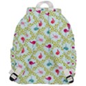 Birds Pattern Background Top Flap Backpack View3