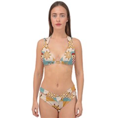 Nautical Elements Collection Double Strap Halter Bikini Set by Simbadda