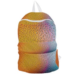 Rain Drop Abstract Design Foldable Lightweight Backpack by Excel